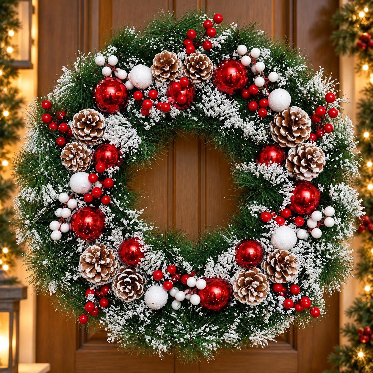 ÇELENK NOEL YUVARLAK 60 CM