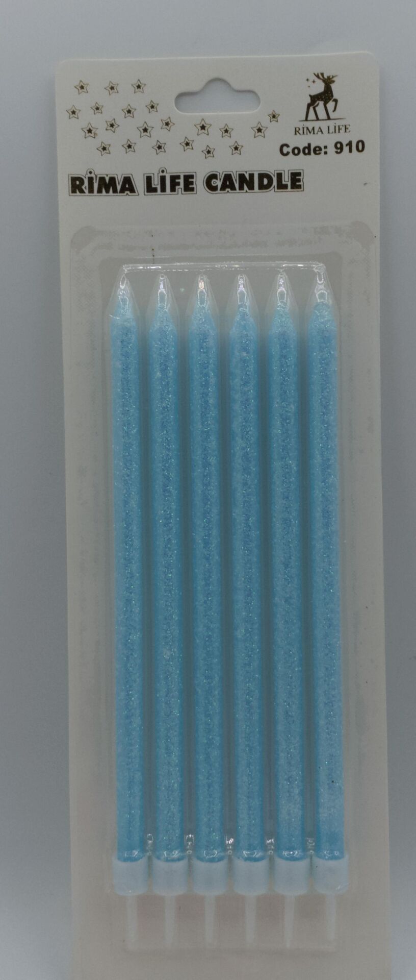 MUM İTHAL 15 CM NO:910 MAVİ SİMLİ