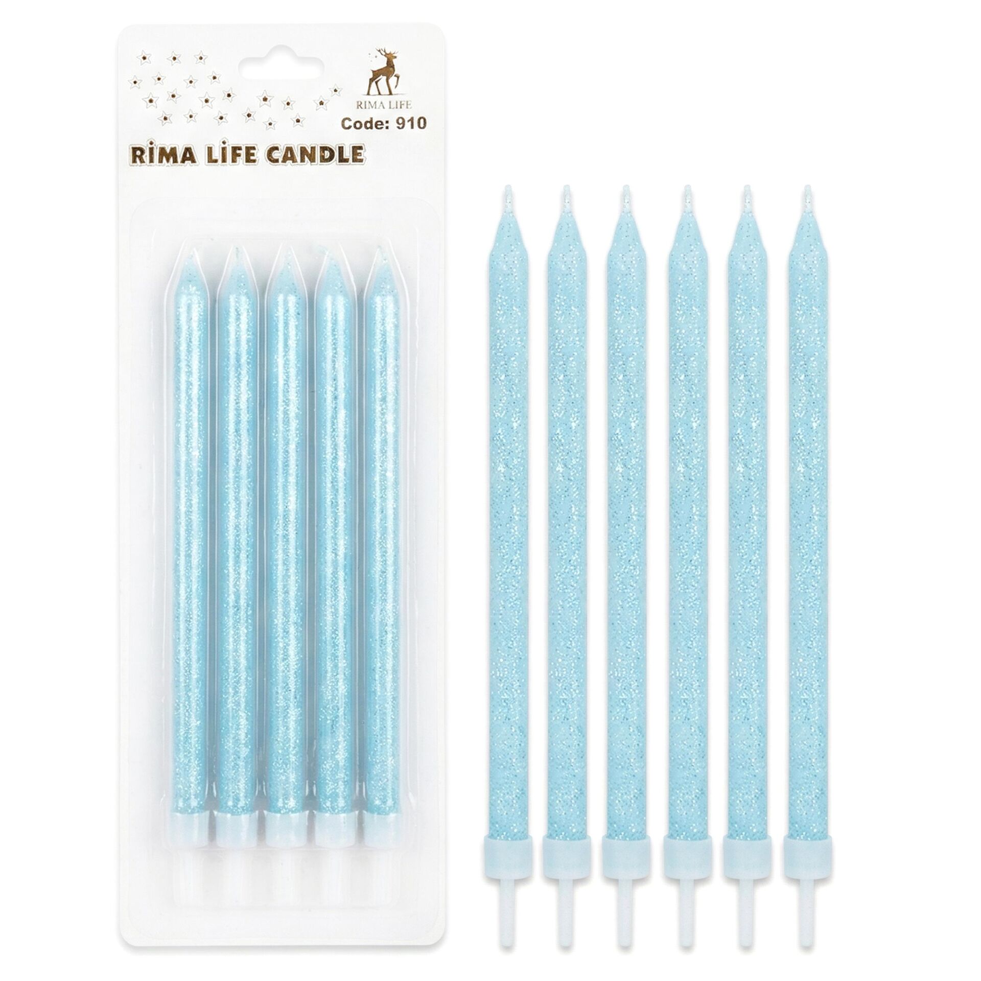 MUM İTHAL 15 CM NO:910 MAVİ SİMLİ