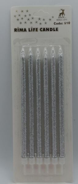 MUM İTHAL 15 CM NO:910 GÜMÜŞ SİMLİ