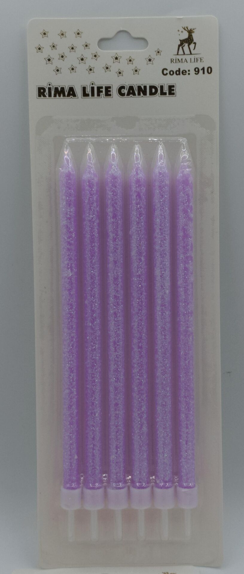 MUM İTHAL 15 CM NO:910 MOR SİMLİ