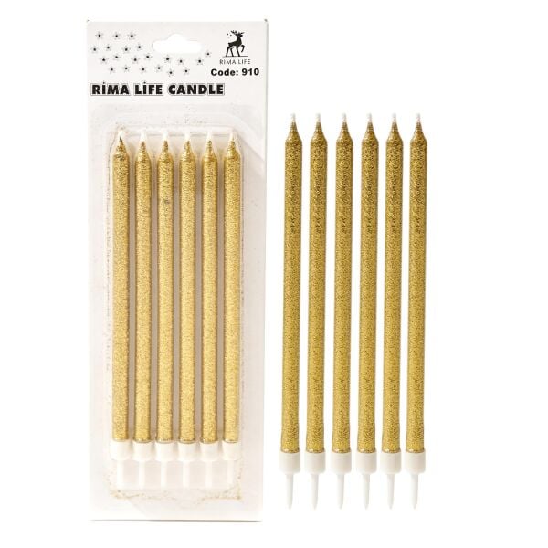 MUM İTHAL 15 CM NO:910 GOLD SİMLİ