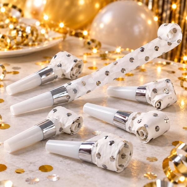 DÜDÜK 4 CM 10 LU GÜMÜŞ (1 KOLİ 600 PK)