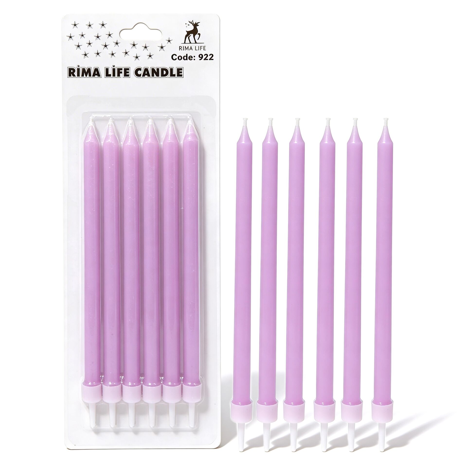 MUM İTHAL 15 CM NO:922 MOR PASTEL