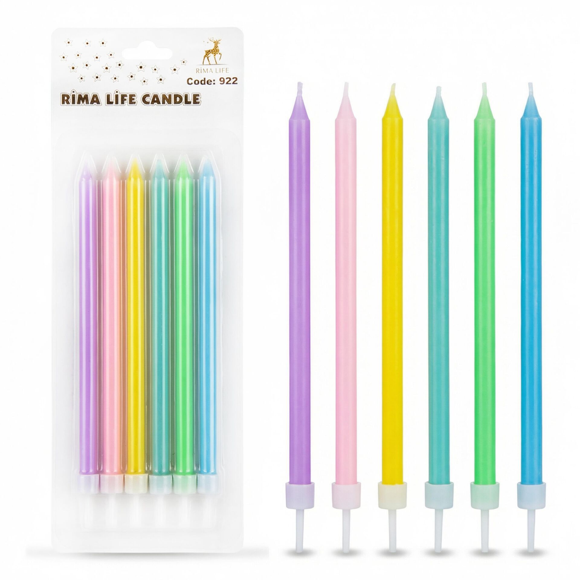 MUM İTHAL 15 CM NO:922 RENKLİ PASTEL