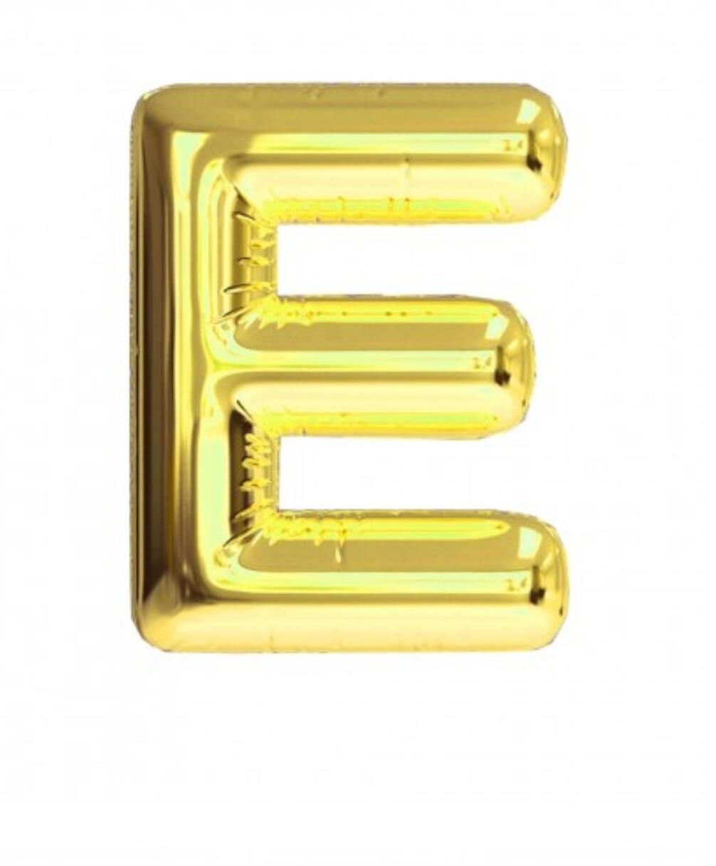 34 İNC FOLYO BALON HARF ALTIN E