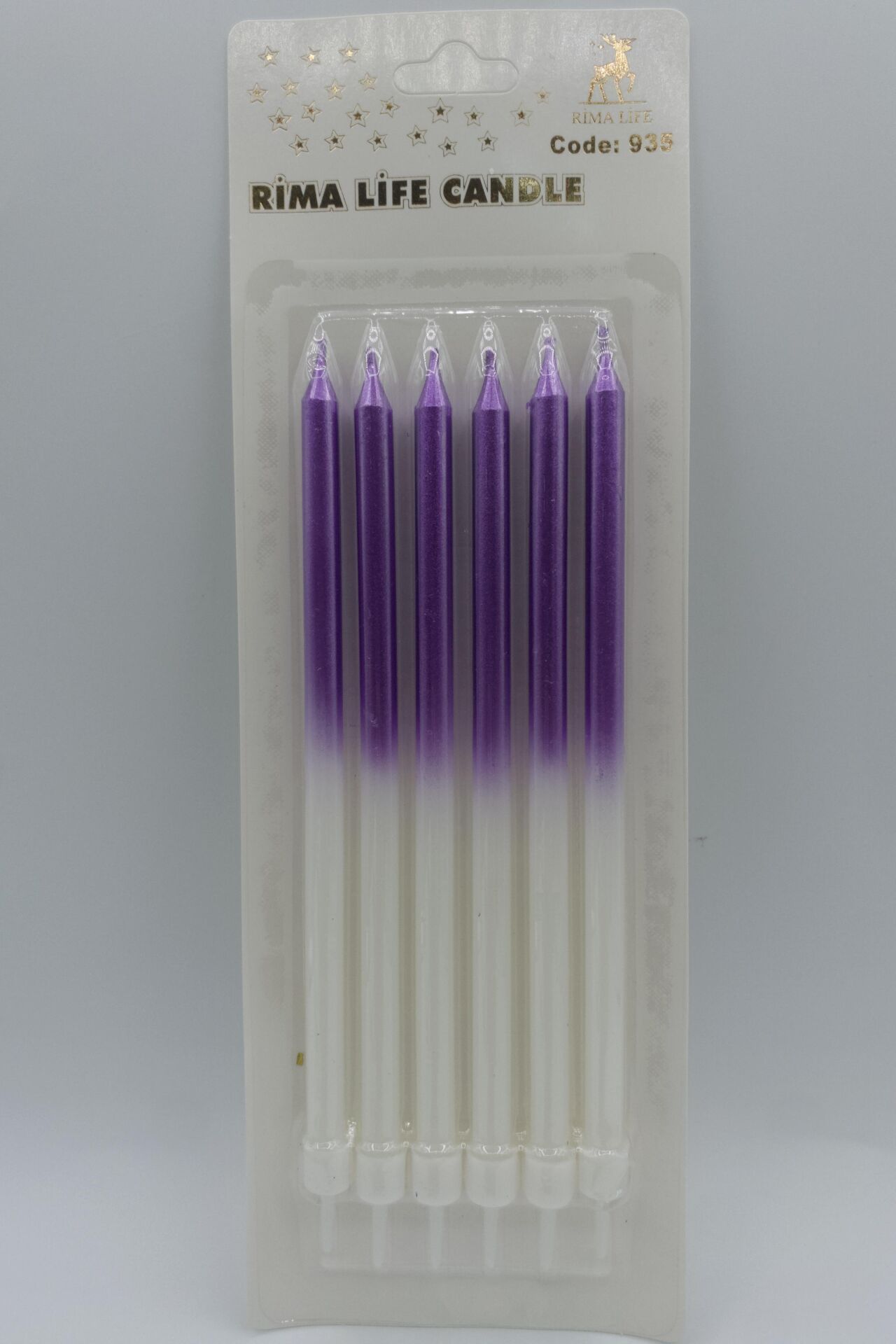 MUM İTHAL 15 CM NO:935 BEYAZ/MOR PARLAK