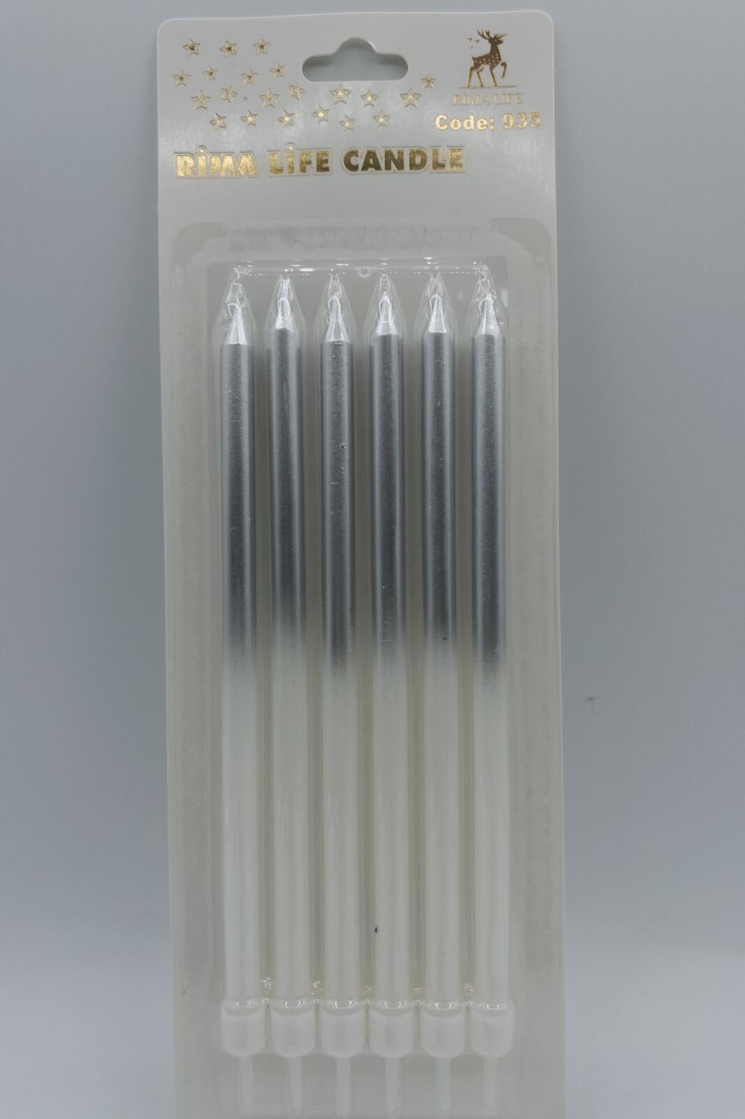 MUM İTHAL 15 CM NO:935 BEYAZ/GÜMÜŞ PARLAK