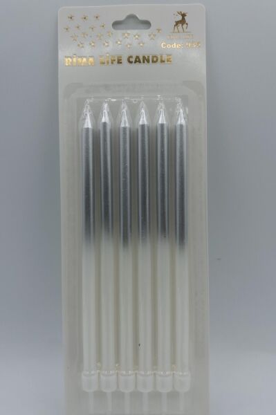 MUM İTHAL 15 CM NO:935 BEYAZ/GÜMÜŞ PARLAK