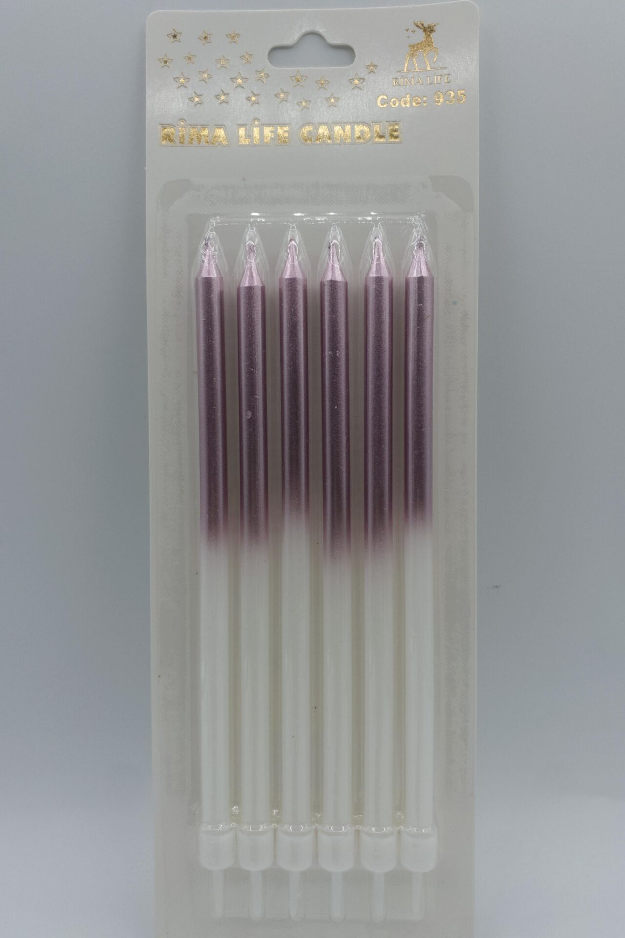 MUM İTHAL 15 CM NO:935 BEYAZ/PEMBE PARLAK