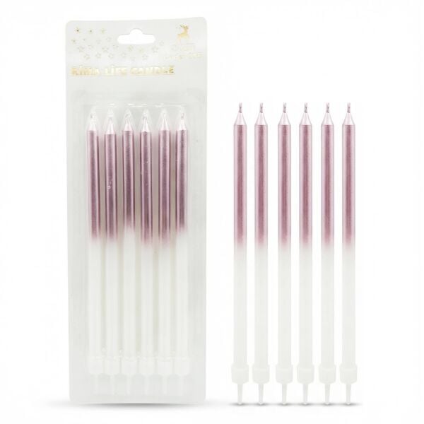 MUM İTHAL 15 CM NO:935 BEYAZ/PEMBE PARLAK