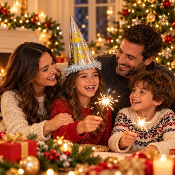ŞAPKA 12 Lİ HAPPY NEW YEAR GÜMÜŞ (1 KOLİ 600 AD)