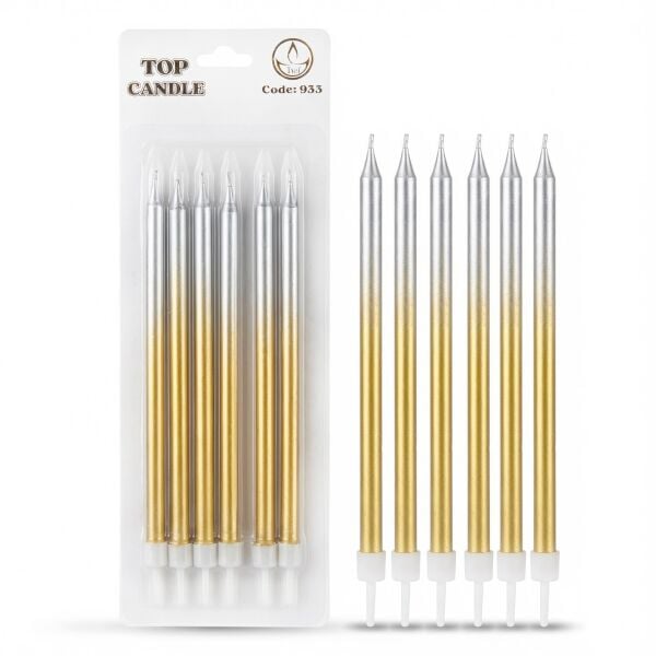 MUM İTHAL 15 CM NO:933 GOLD/GÜMÜŞ PARLAK