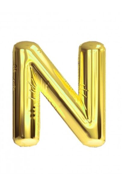 34 İNC FOLYO BALON HARF ALTIN N