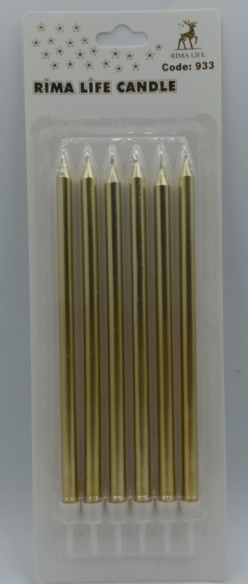 MUM İTHAL 15 CM NO:933 GOLD PARLAK