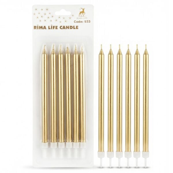 MUM İTHAL 15 CM NO:933 GOLD PARLAK