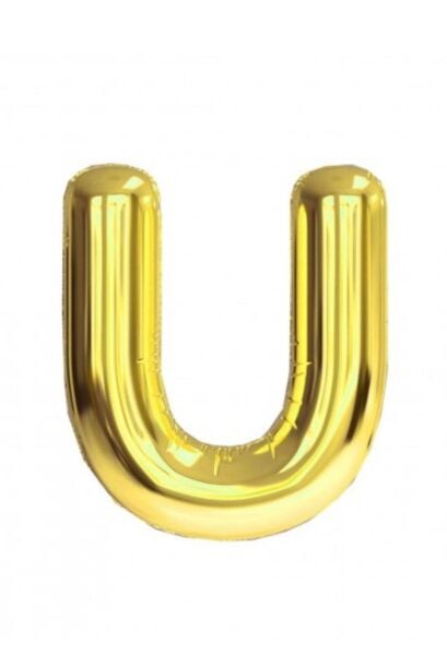 34 İNC FOLYO BALON HARF ALTIN U