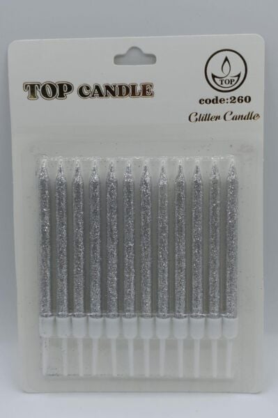 MUM İTHAL 10 CM NO:260 GÜMÜŞ SİMLİ