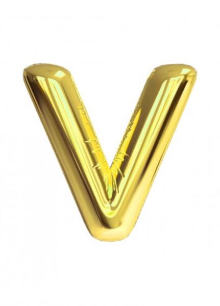 34 İNC FOLYO BALON HARF ALTIN V