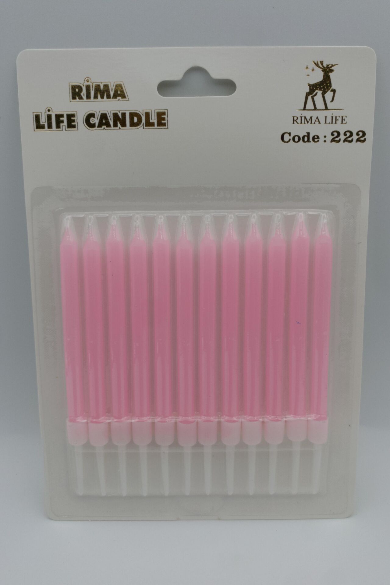 MUM İTHAL 10 CM NO:222 PEMBE PASTEL