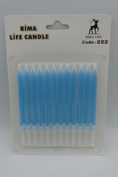 MUM İTHAL 10 CM NO:222 MAVİ PASTEL