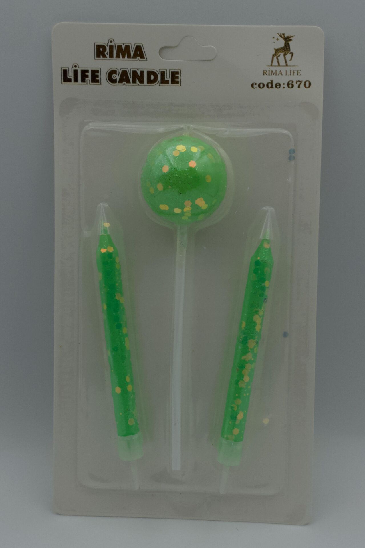 MUM İTHAL 10 CM NO:670 YEŞİL SİMLİ