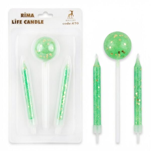 MUM İTHAL 10 CM NO:670 YEŞİL SİMLİ