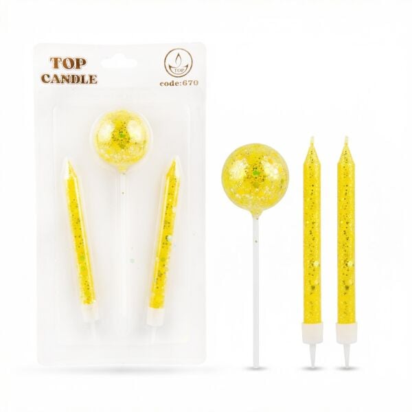 MUM İTHAL 10 CM NO:670 ALTIN SİMLİ