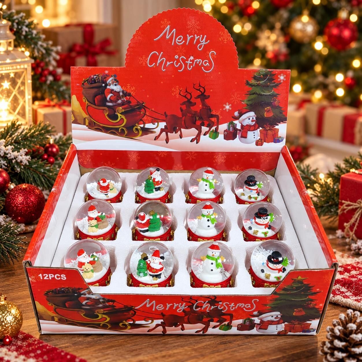 KAR KÜRESİ NOEL KÜÇÜK 12 Lİ (1 KOLİ 192 PK)