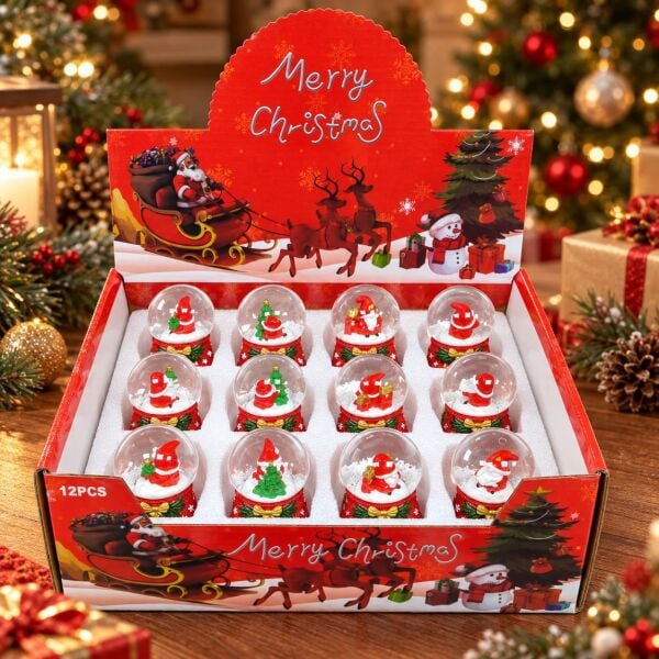 KAR KÜRESİ NOEL KÜÇÜK 12 Lİ (1 KOLİ 192 PK)