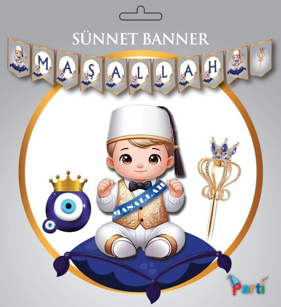 YAZI ZARF BANNER MAŞALLAH GÜMÜŞ