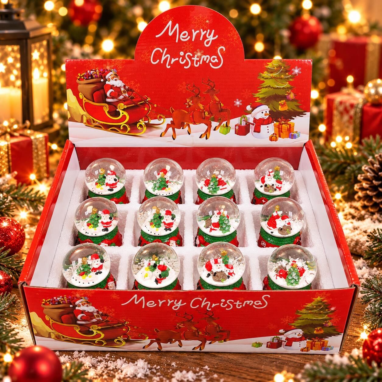 KAR KÜRESİ NOEL KÜÇÜK 12 Lİ (1 KOLİ 192 PK)