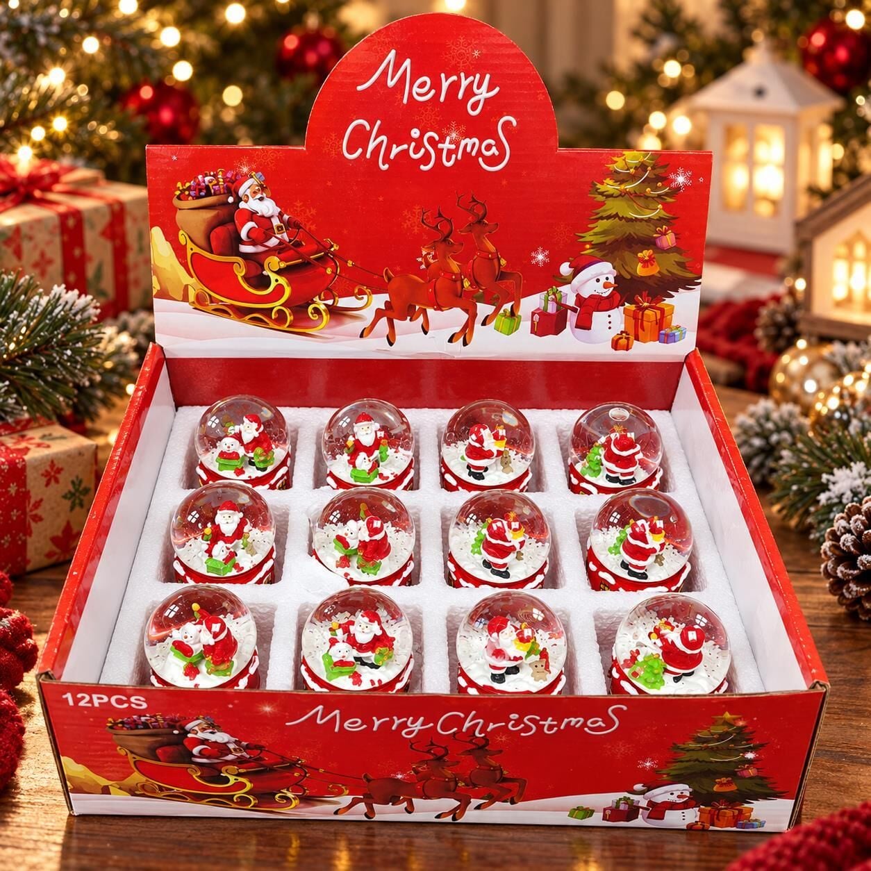 KAR KÜRESİ NOEL KÜÇÜK 12 Lİ (1 KOLİ 192 PK)
