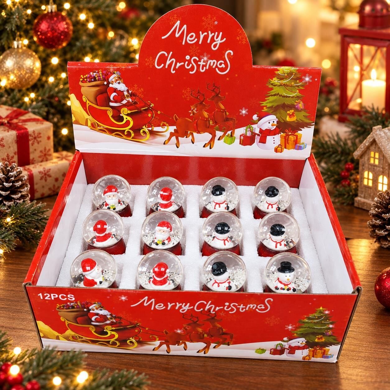 KAR KÜRESİ NOEL KÜÇÜK 12 Lİ (1 KOLİ 192 PK)