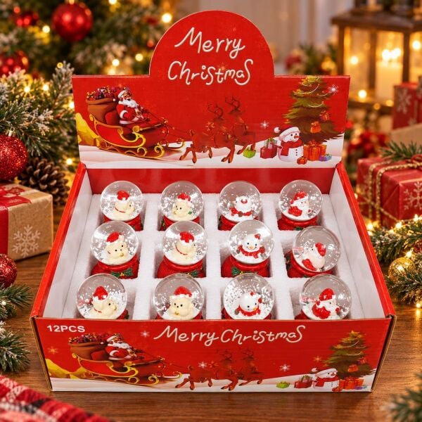 KAR KÜRESİ NOEL KÜÇÜK 12 Lİ (1 KOLİ 192 PK)