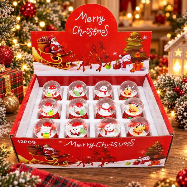 KAR KÜRESİ NOEL KÜÇÜK 12 Lİ (1 KOLİ 192 PK)