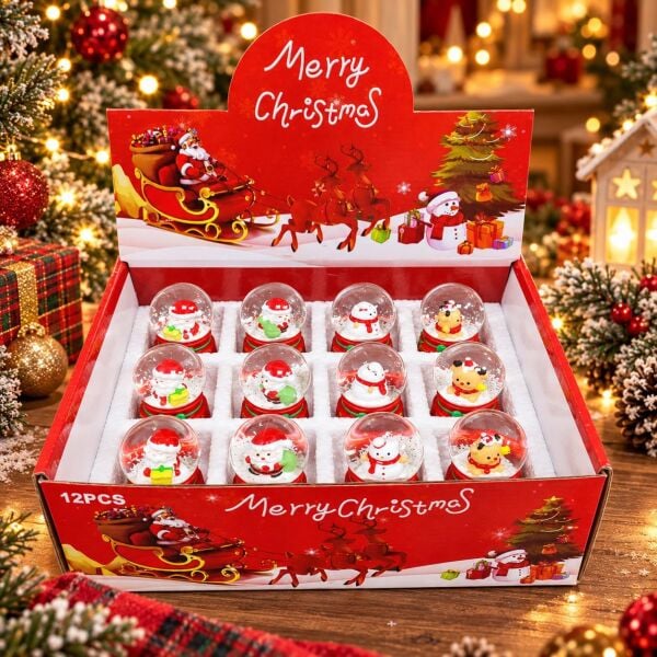 KAR KÜRESİ NOEL KÜÇÜK 12 Lİ (1 KOLİ 192 PK)