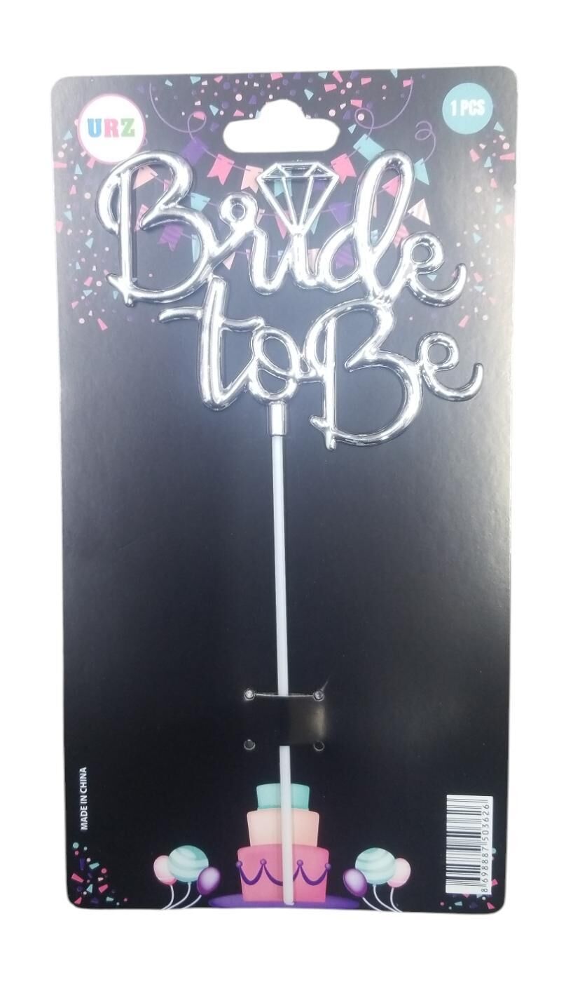 PASTA YAZISI PLASTİK BRİDE TOBE GÜMÜŞ