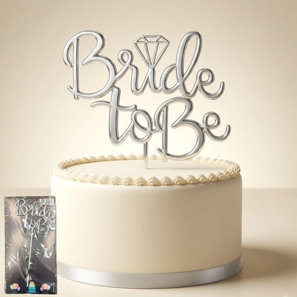 PASTA YAZISI PLASTİK BRİDE TOBE GÜMÜŞ