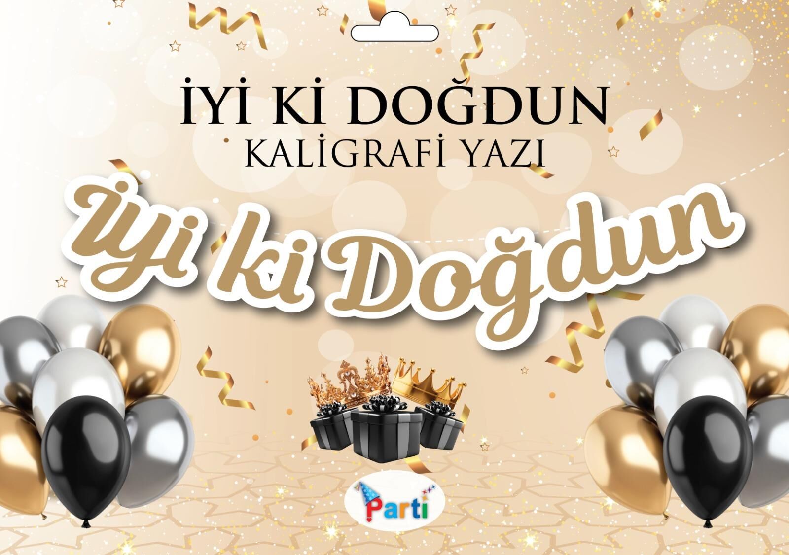 KOREOGRAFİ YENİ BANNER İYİKİ DOĞDUN GOLD