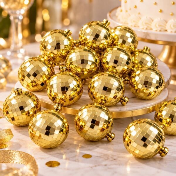 DİSKO TOPU PLS 5 CM GOLD 20 Lİ (1 KOLİ 110 PK)