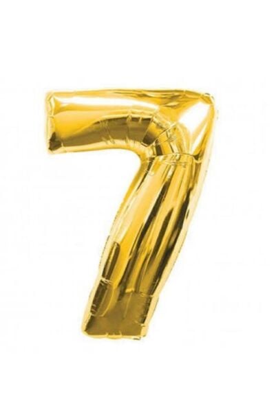 34 İNC FOLYO BALON RAKAM ALTIN 7