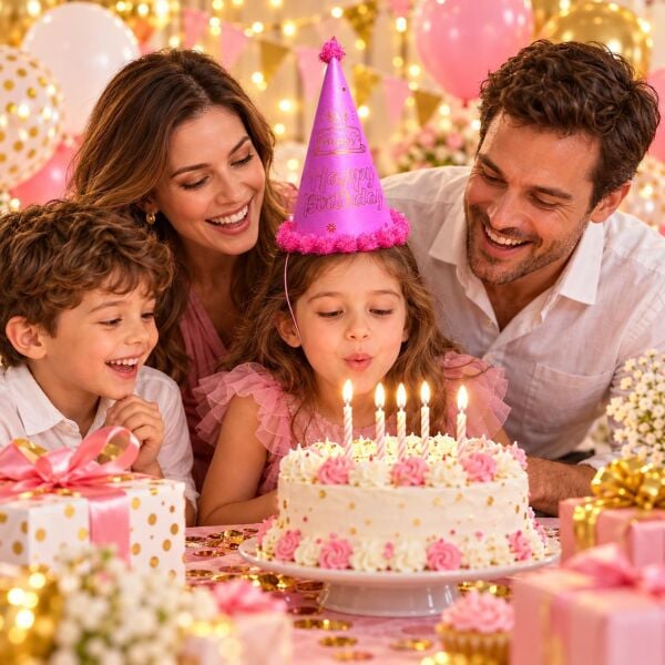 ŞAPKA 12 Lİ HAPPY BİRTHDAY FUŞYA (1 KOLİ 360 AD)