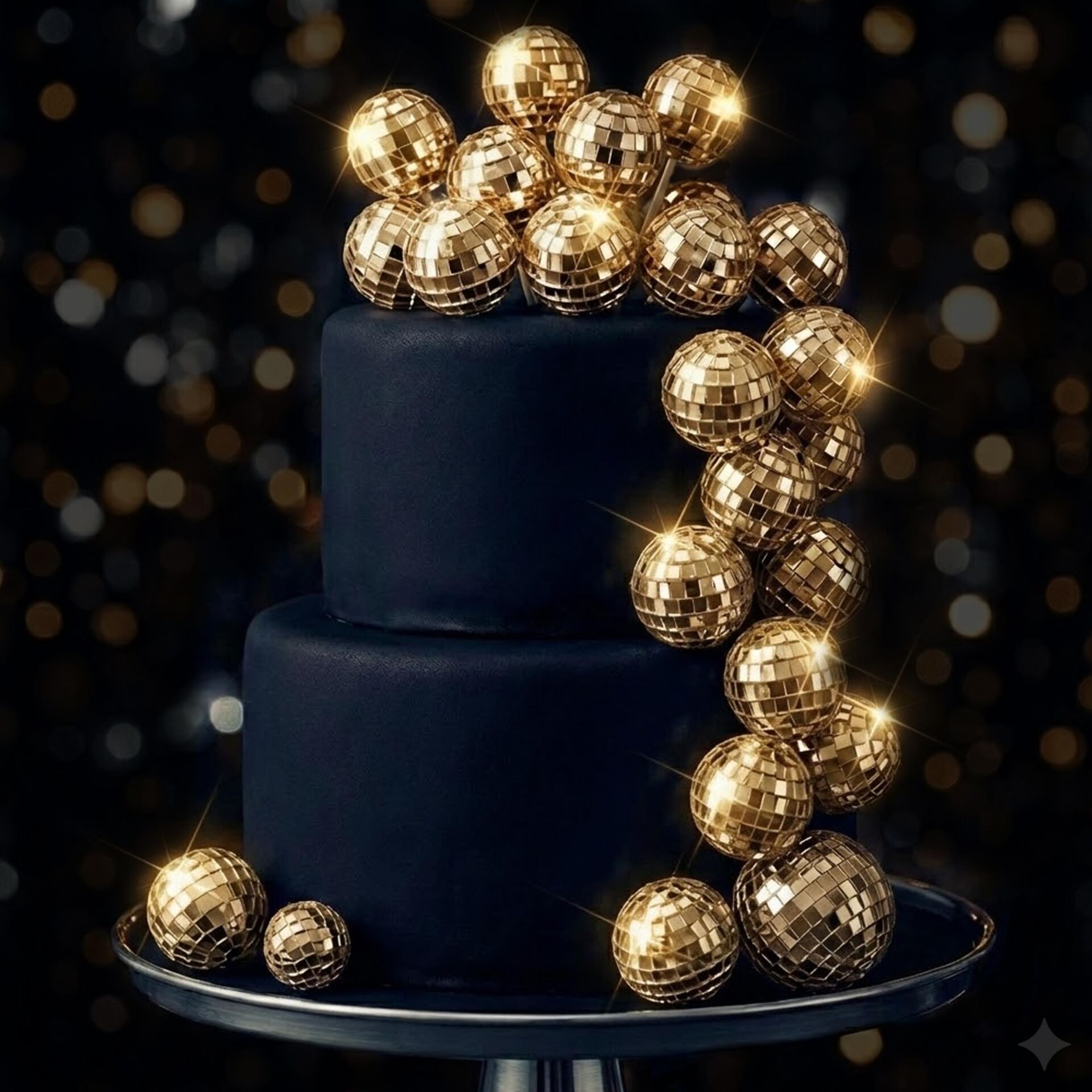 DİSKO TOPU KÜRDAN 5 CM 20 Lİ GOLD