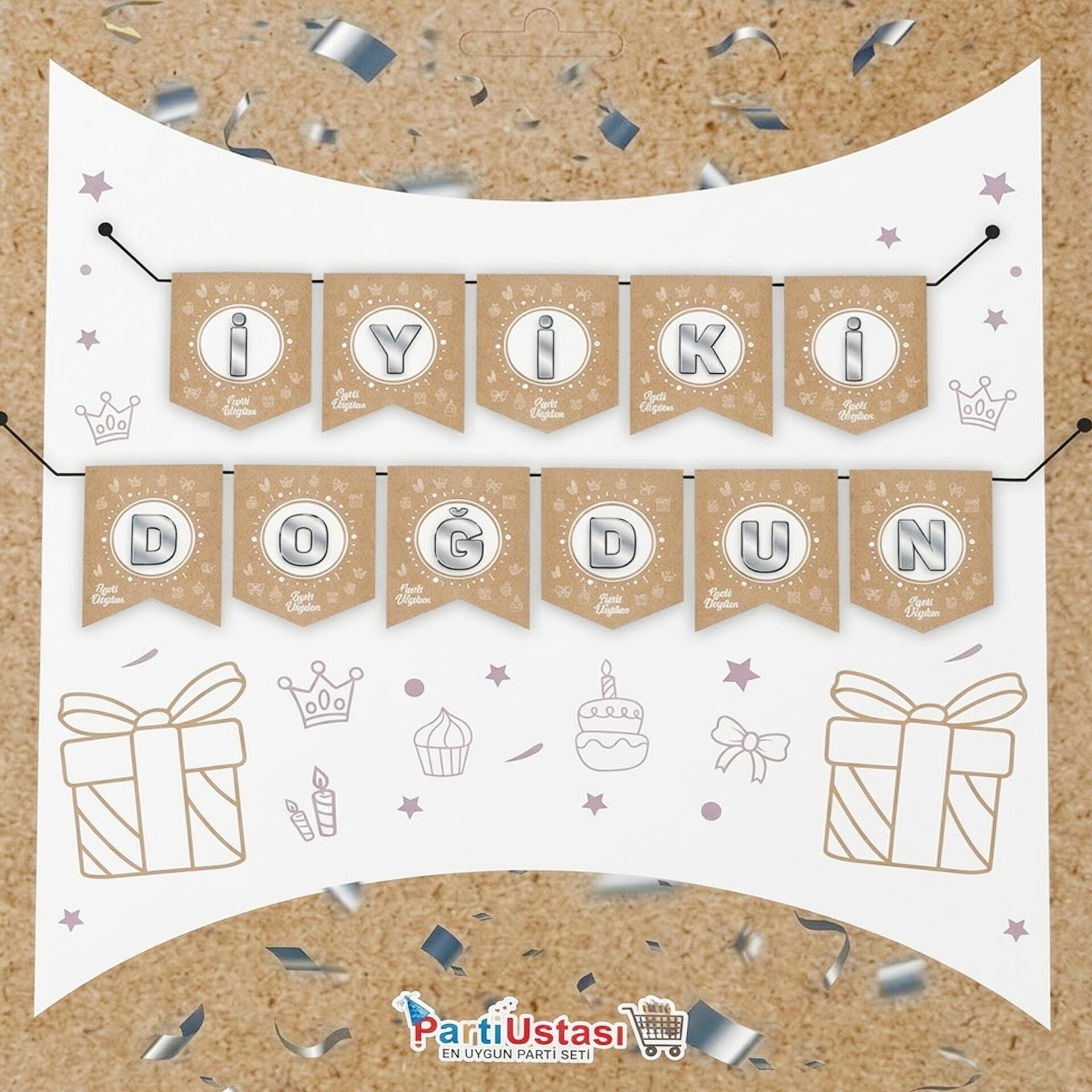 YAZI ZARF BANNER SOFT KRAFT