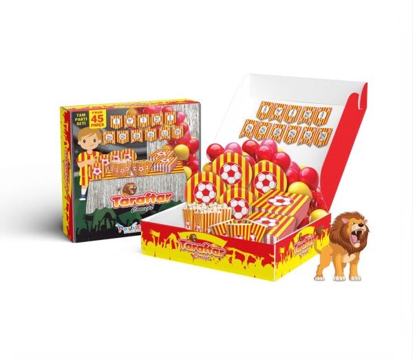 PARTİ SETİ 8 KİŞİLİK GALATASARAY