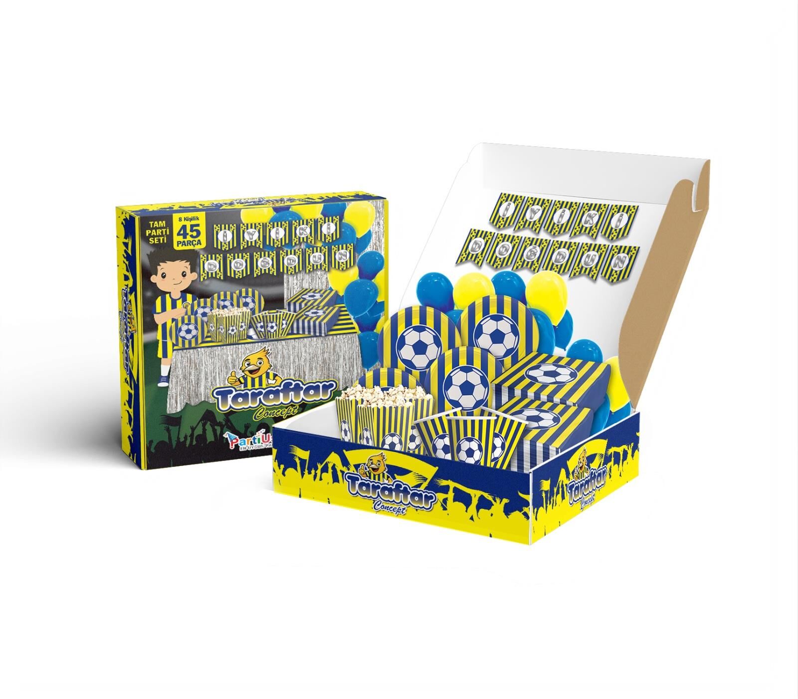 PARTİ SETİ 8 KİŞİLİK FENERBAHÇE