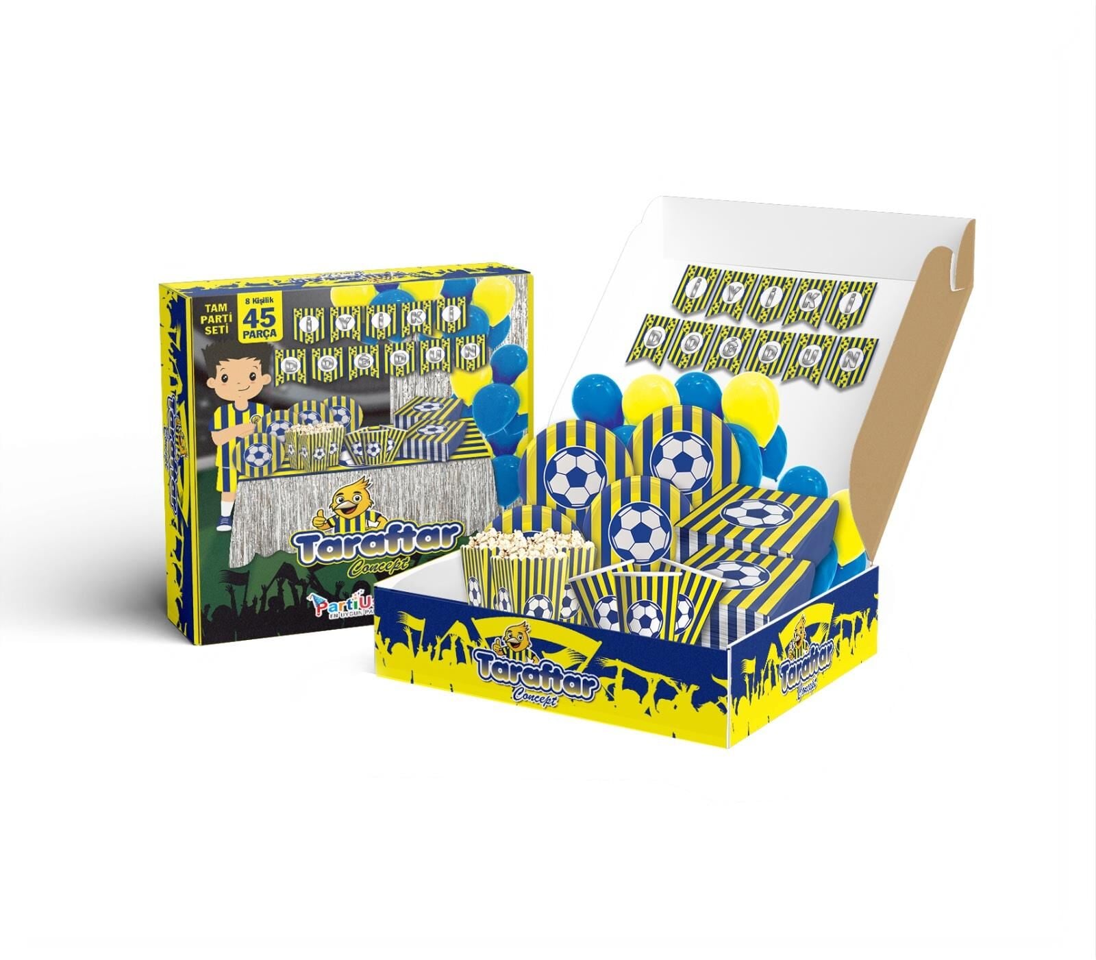 PARTİ SETİ 8 KİŞİLİK FENERBAHÇE