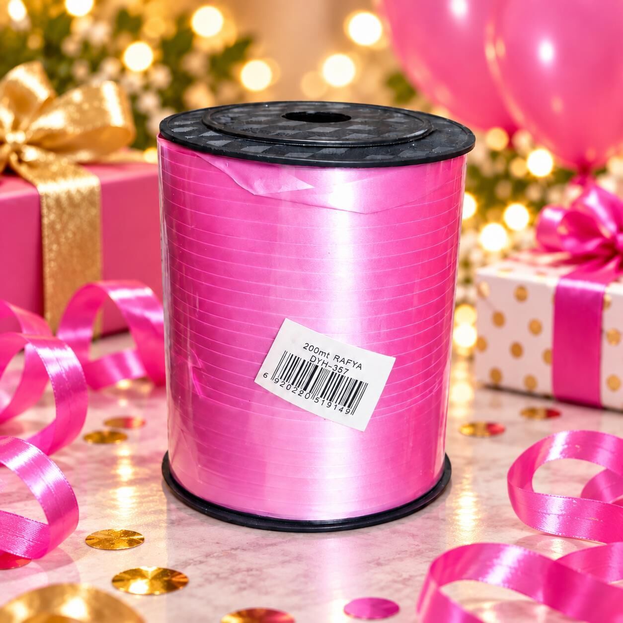 İTHAL RAFYA PEMBE 200MT (1 KOLİ 100 AD)
