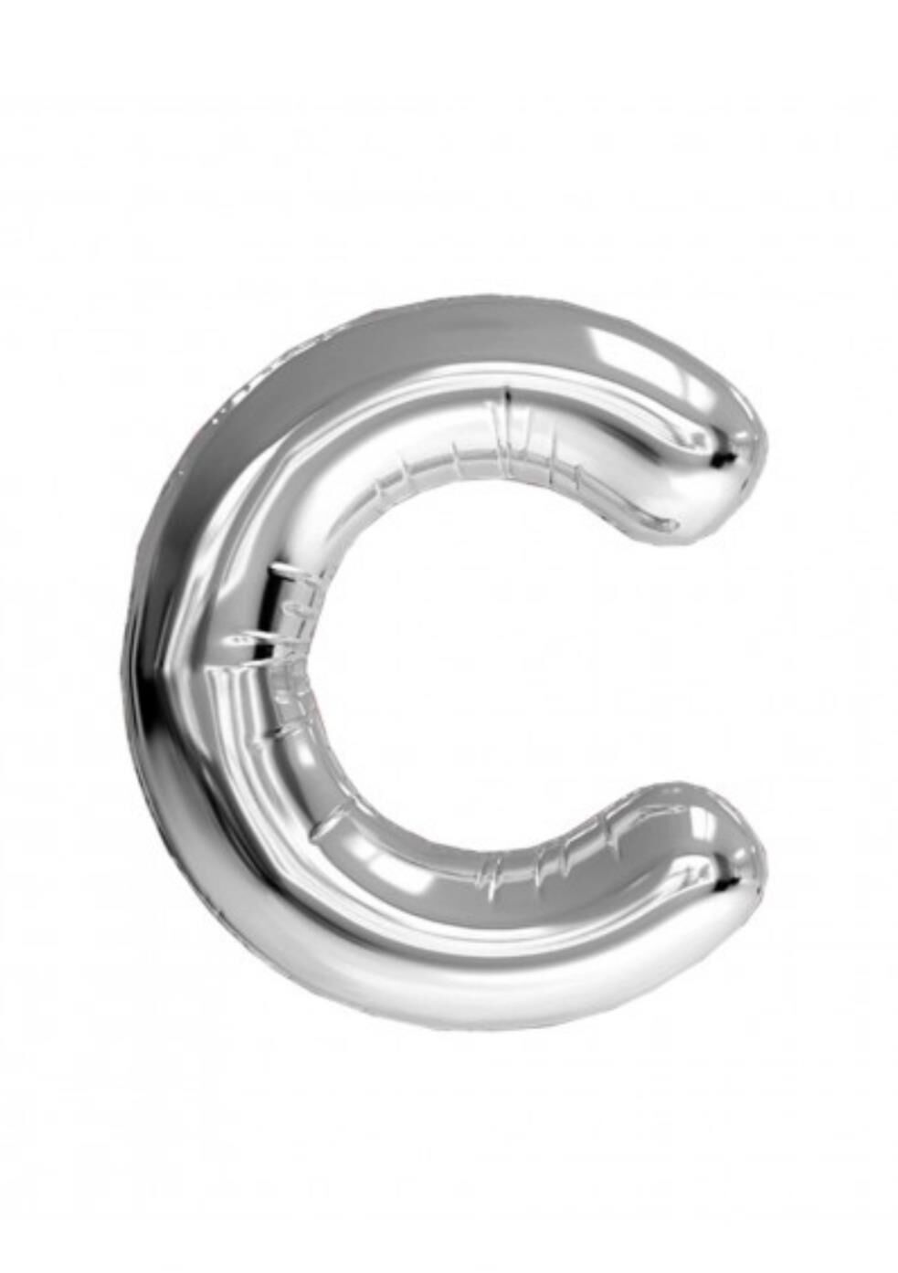 40 INC FOLYO BALON HARF GÜMÜŞ C